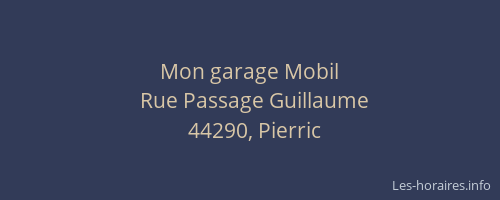 Mon garage Mobil