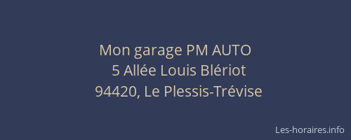 Mon garage PM AUTO