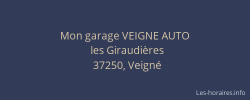 Mon garage VEIGNE AUTO