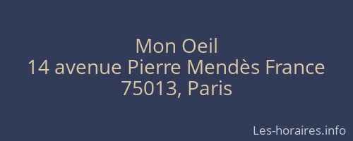Mon Oeil