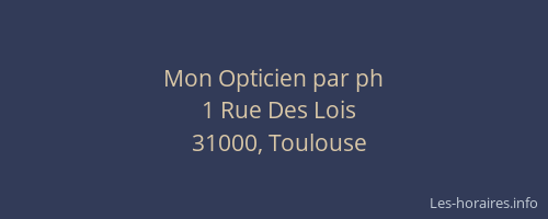 Mon Opticien par ph