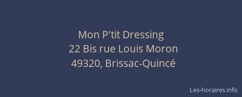 Mon P'tit Dressing
