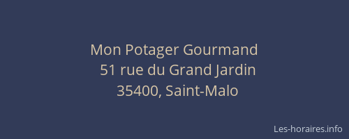 Mon Potager Gourmand