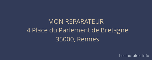 MON REPARATEUR