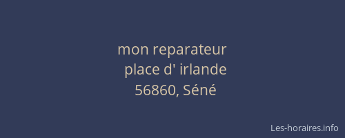 mon reparateur