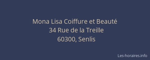 Mona Lisa Coiffure et Beaut&eacute;