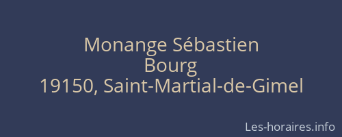 Monange Sébastien
