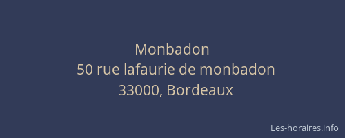 Monbadon