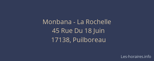 Monbana - La Rochelle