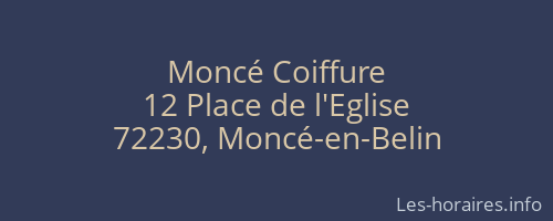 Moncé Coiffure