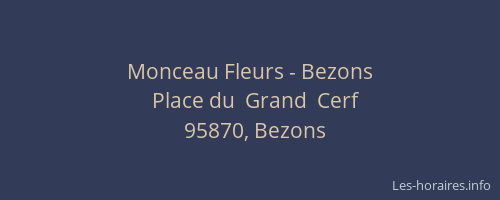 Monceau Fleurs - Bezons