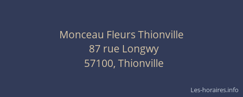 Monceau Fleurs Thionville
