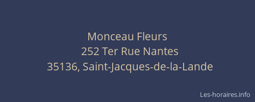 Monceau Fleurs