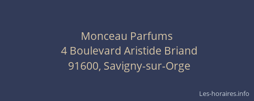 Monceau Parfums