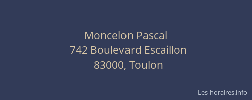 Moncelon Pascal