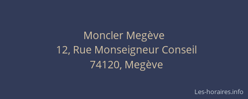 Moncler Megève