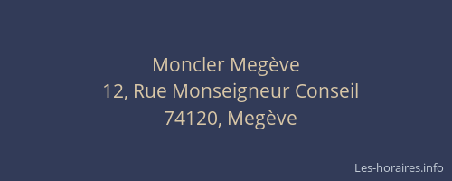 Moncler Meg&egrave;ve