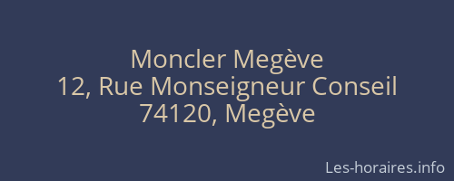 Moncler Megève