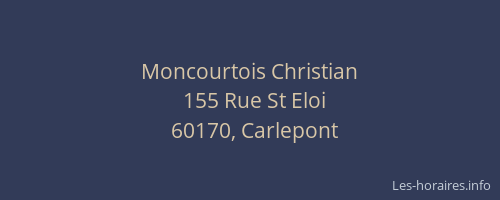 Moncourtois Christian