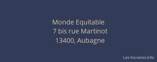 Monde Equitable
