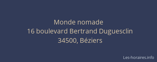 Monde nomade