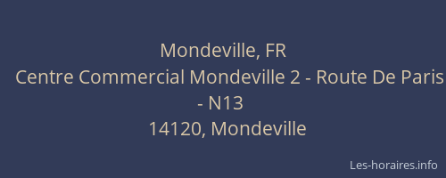 Mondeville, FR