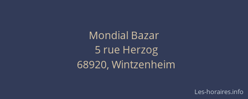 Mondial Bazar