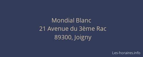 Mondial Blanc