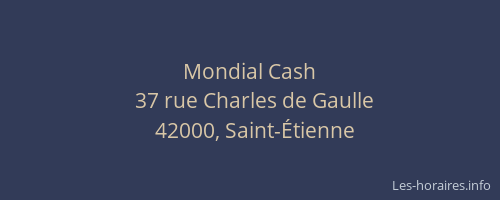 Mondial Cash