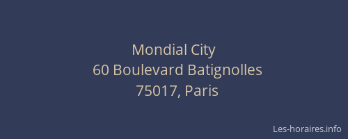 Mondial City
