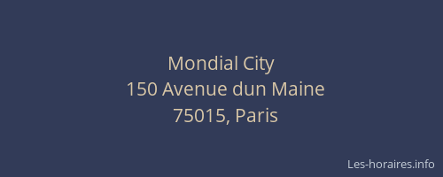 Mondial City