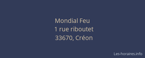 Mondial Feu