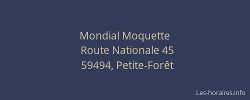 Mondial Moquette