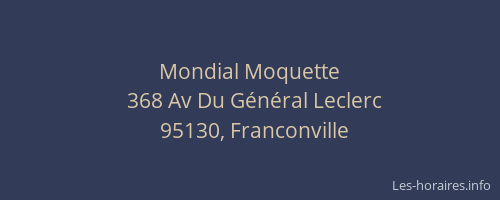 Mondial Moquette