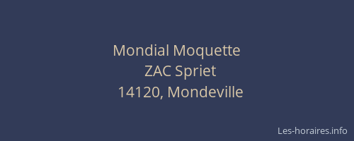 Mondial Moquette