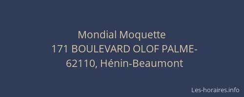 Mondial Moquette