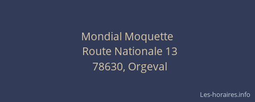 Mondial Moquette