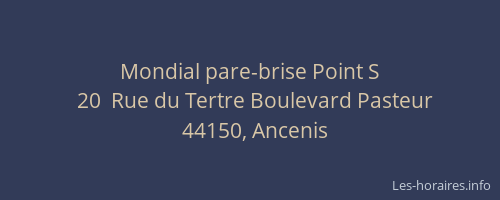 Mondial pare-brise Point S