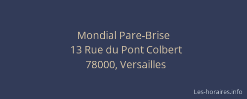 Mondial Pare-Brise