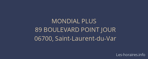 MONDIAL PLUS
