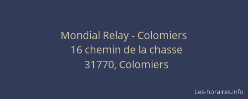 Mondial Relay - Colomiers