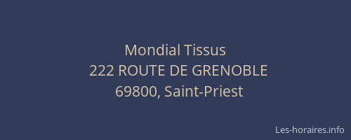 Mondial Tissus