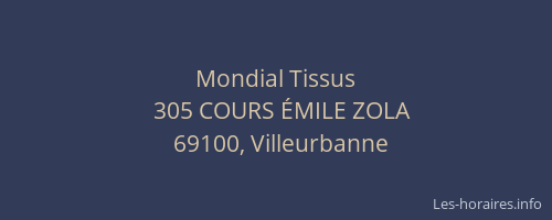 Mondial Tissus