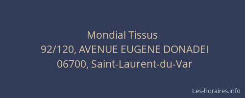 Mondial Tissus