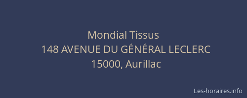 Mondial Tissus