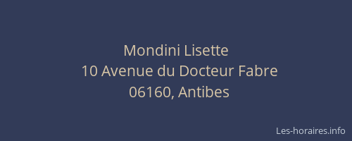 Mondini Lisette