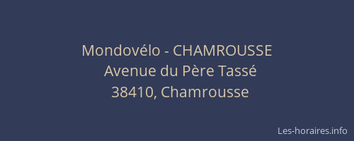 Mondovélo - CHAMROUSSE