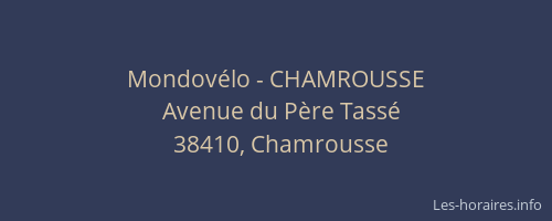 Mondov&eacute;lo - CHAMROUSSE