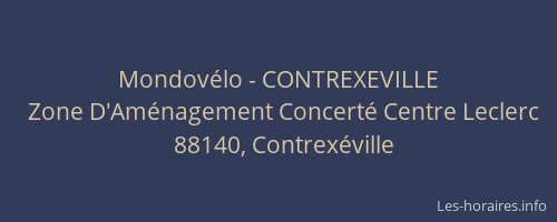 Mondovélo - CONTREXEVILLE