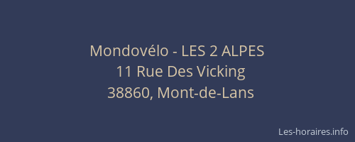 Mondov&eacute;lo - LES 2 ALPES